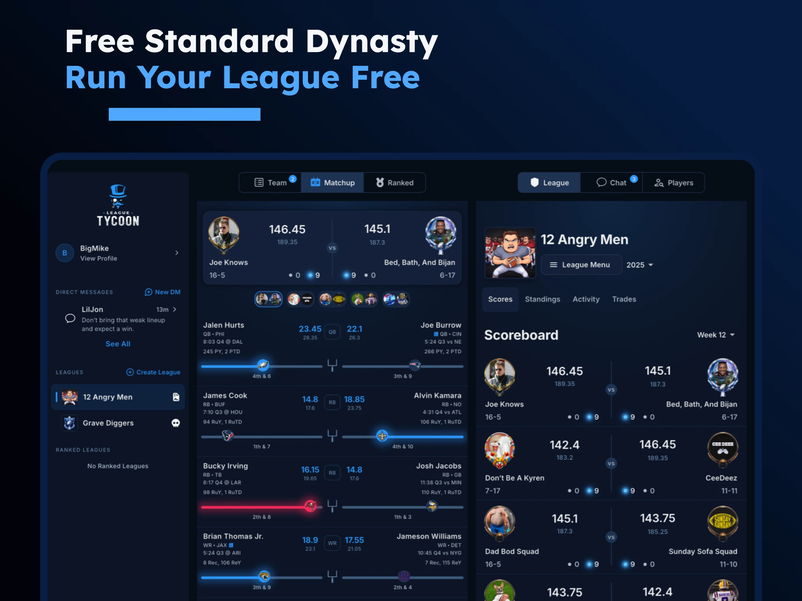 League Tycoon Fantasy Football screenshot