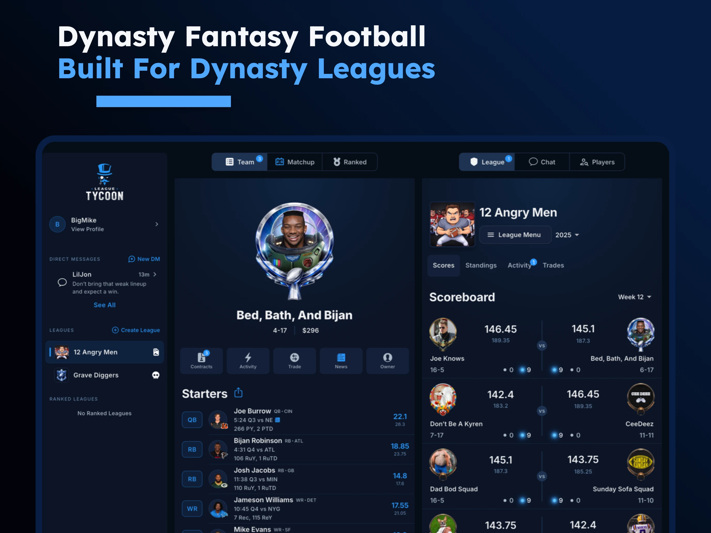League Tycoon Fantasy Football screenshot